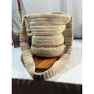 Free People Macrame Crossbody Bag | Meet Me in Mallorca | 12"x10" NWOT